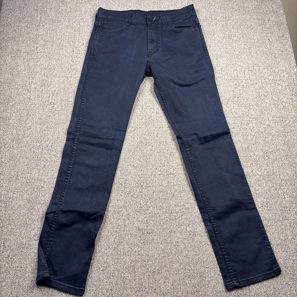 Levi's Men's 508‎ Size 32 X 34 Long Dark Blue Coated Skinny Jeans Mens
